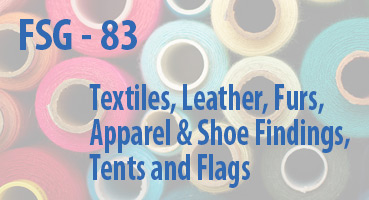 Textiles, Leather, Furs, Apparel and Shoe Findings, Tents and Flags